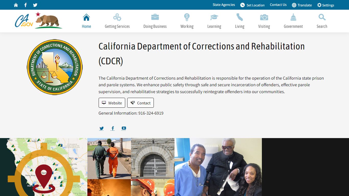 California Department of Corrections and Rehabilitation (CDCR)